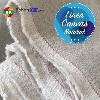 Kanvas Linen Soft Warna Natural